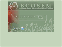 Tablet Screenshot of ecosem.be